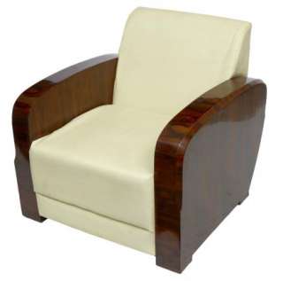 Pair Art Deco 1920s Club Arm Chairs Sofa Seats Armchair  