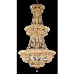  Elegant Lighting 1803G30G/RC Primo 32 Light Chandeliers in 