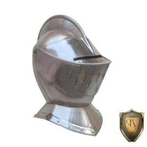 com Medieval Knights Jousting Helmet in Stee  Wearable Costume Armor 