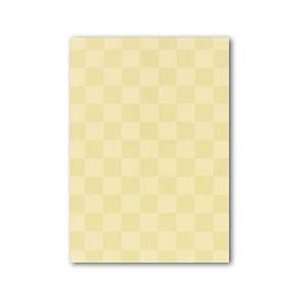  Gold Checkerboard Flat card