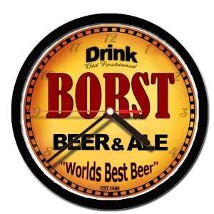  BORST beer and ale cerveza wall clock 