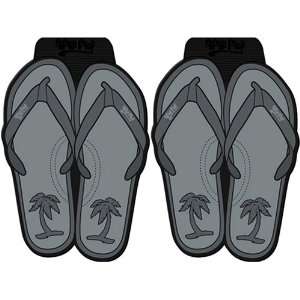  Hawaiian Grey Giant Flip Flops Sandals   2 Pc Floor Mats 