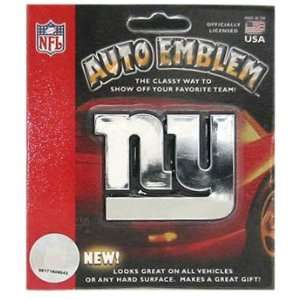    New York Giants Chrome Car/Auto Team Logo Emblem
