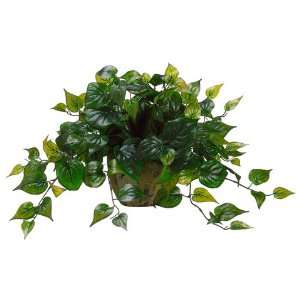  Faux 12Hx22Wx26L Philodendron in Pot Green Patio, Lawn & Garden