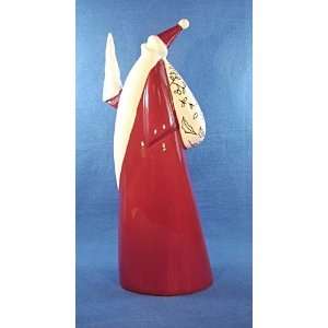   inch high Red and White Santa Figurine with Tree and Bag, by Midwest