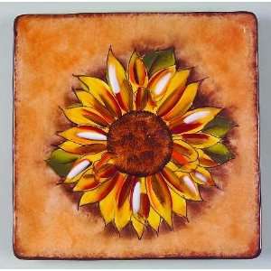 Clay Art Tuscan Sunflower Salad Plate, Fine China Dinnerware  