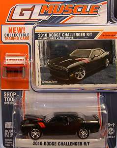 NEW GREENLIGHT MUSCLE SPECIAL EDITION 164 SCALE BLACK 2010 CHALLENGER 