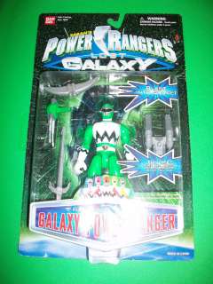 Power Rangers Lost Galaxy Green Talking Ranger Action Figure MOSC MOC 