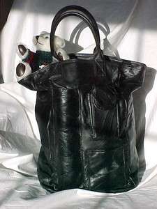 Womens Black Vinyl Rain Gear & Tote Bag Free Stuffed Bear & Umbrella 