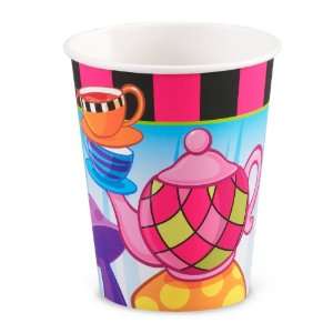    Topsy Turvy Tea Party 9 oz. Paper Cups Party Supplies Toys & Games