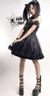fashion PUNK Rock kera lolita goth Princess nana dress  