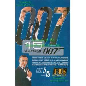  James Bond 15 days of 007 TBS Superstation Sean Connery 