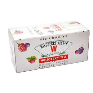 Wissotzky Wildberry Nectar, 20 tb, Net Grocery & Gourmet Food