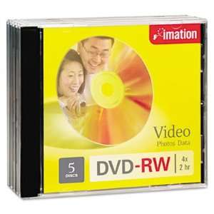  imation DVD RW Rewritable Disc IMN17345 Electronics