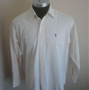 Ralph Lauren Blaire Off White Long Sleeve shirt XL  