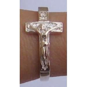   Silver Crucifix Ring (HMH R41127) Size 7   Boxed