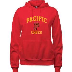  Pacific Boxers Red Womens Cheer Arch Hooded Sweatshirt 