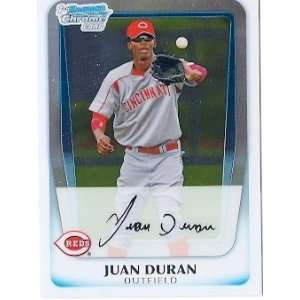  2011 Bowman Chrome Prospects #196 Juan Duran Cincinnati 