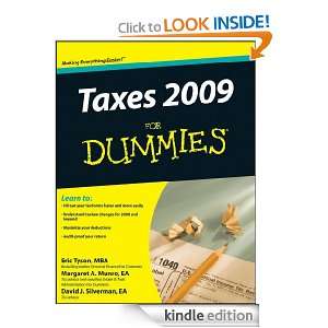 Taxes 2009 For Dummies (Taxes for Dummies) Eric Tyson, Margaret A 