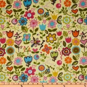  62 Wide Sunny Happy Skies Dreamy Minky Large Floral 