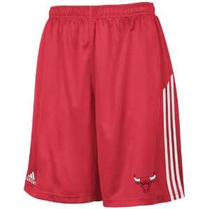  Chicago Bulls Victory Red adidas 3 Stripe Pocket Shorts 