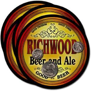  Richwood , WI Beer & Ale Coasters   4pk 