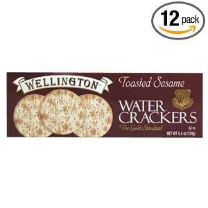 Wellington Tasted Sesame Cracker, 4.4 Ounce Boxes (Pack of 12)  