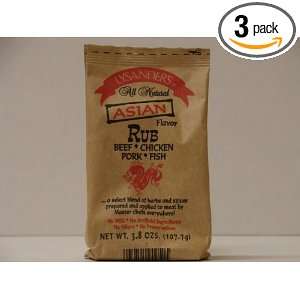 Lysanders Asian Rub, 3.8 Ounce (Pack of Grocery & Gourmet Food
