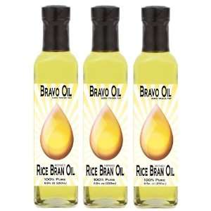 Bravo Oil   Rice Bran Oil, 100% Pure Grocery & Gourmet Food