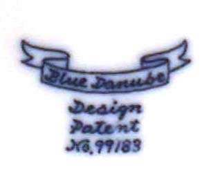 Vintage Blue Danube 8 3/4 Bone Dish Ribbon Mark Rare  