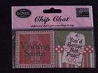 NIP DELUXE DESIGNS CHIP CHAT COLORED CHIPBOARD CHRISTMA