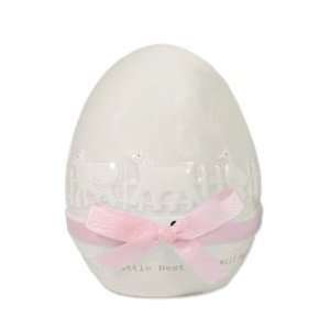   to Cherish Country White Nest Egg Bank with Pink Accent Toys & Games