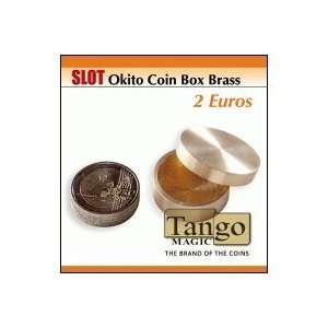  Slot Okito Coin Box Brass 2 Euro by Tango Toys & Games