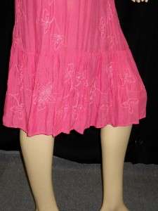 NWT COOL CHANGE Bella Pink Smocked Sequin Tali Dress L  