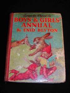 Antique CHILDRENS BOOK News Chronicle Boys Girls Annal  