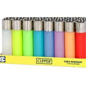  4 CLEAR CLIPPER LIGHTERS BY CLIPPER