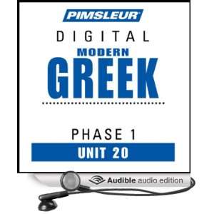 Greek (Modern) Phase 1, Unit 20 Learn to Speak and Understand Modern 