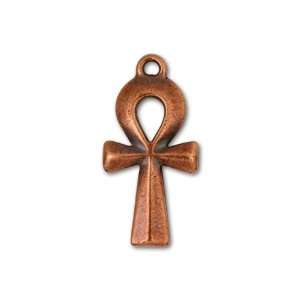    Antique Copper Plated Large Ankh Charm Arts, Crafts & Sewing