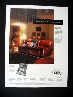 Roche Bobois Tibesti Sofa 1993 print Ad advertisement  