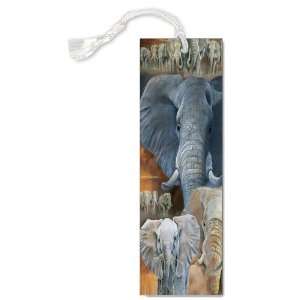  Elephant Collage Bookmark