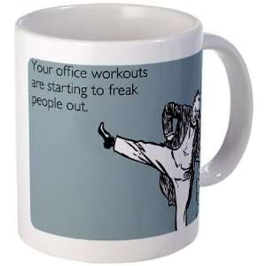  Office Workouts Office Mug by 