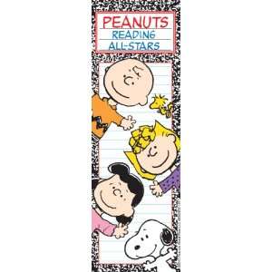  Eureka Peanuts Bookmarks, Set of 36, Reading All Stars 