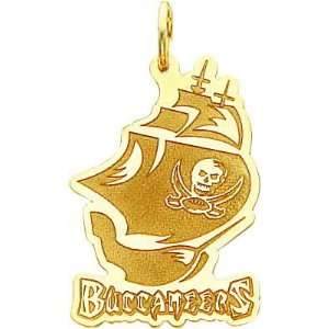  14K Gold NFL Tampa Bay Buccaneers Logo Charm Jewelry