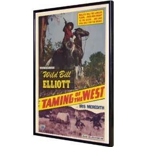  Taming of the West 11x17 Framed Poster