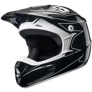  Fox Racing V1 Whitewall Helmet   2010   2X Large/Black 