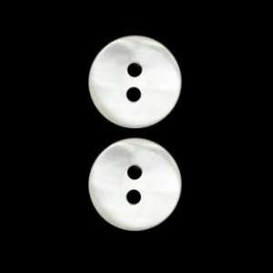  Genuine Shell Button 1/2 Takase Pearl White By The Each 