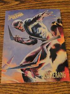 BOOMERANG 1995 Ultra Spider Man card #8 Ray Lago  