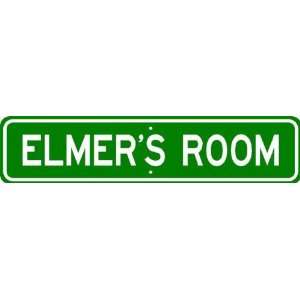  ELMER ROOM SIGN   Personalized Gift Boy or Girl, Aluminum 