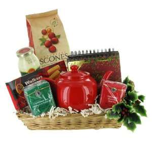 Tea Time Christmas Gift Basket  Grocery & Gourmet Food