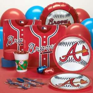  Lets Party By AMSCAN Atlanta Braves Baseball Standard Pack 